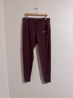 Alphalete Men's Burgundy Drawstring Joggers